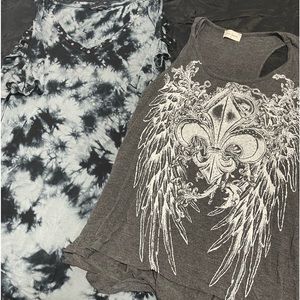 Rock Republic top and tank bundle medium EUC